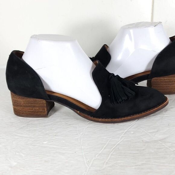 Free People Jeffrey Campbell Women's Charles US8 Suede Slip-On Tassel Loafers - Picture 10 of 15